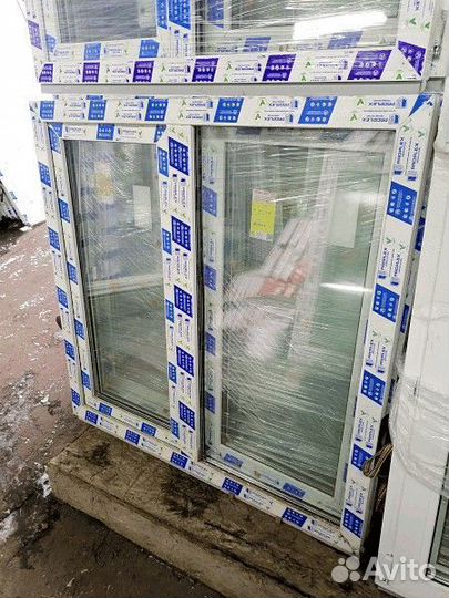 Готовые пластиковые окна 1501х1001 мм