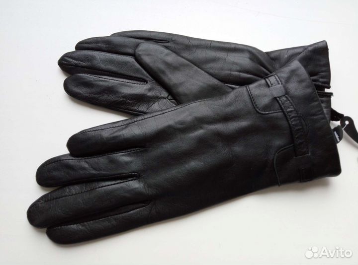 Перчатки кожаные