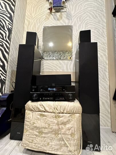 Ресивер Pioneer VSX-819H с 5 колонками