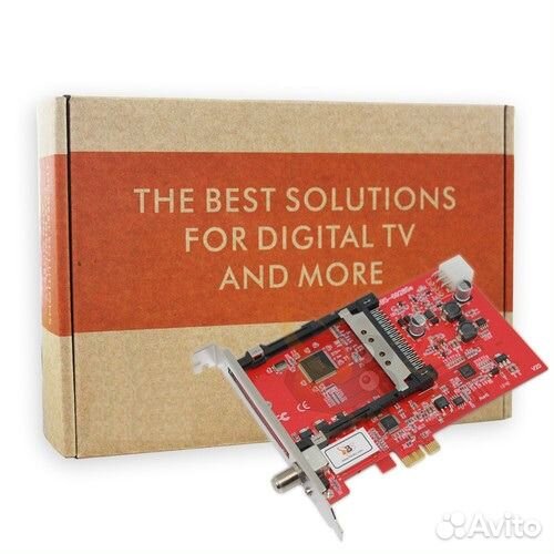 TBS6928SE PCIe, спутниковая DVB карта с CI слотом