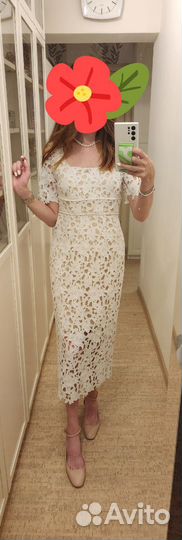 Платье белое