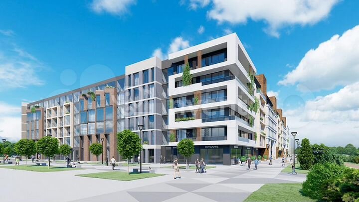 2-к. квартира, 104,5 м², 2/6 эт.