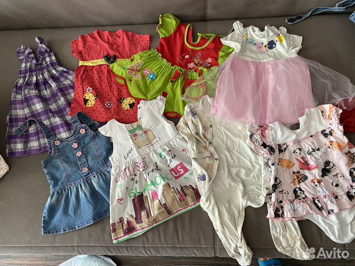 Вещи на девочку пакетом 74-80