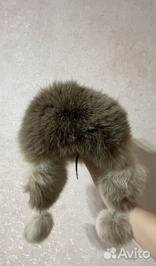 Шапка ушанка женская