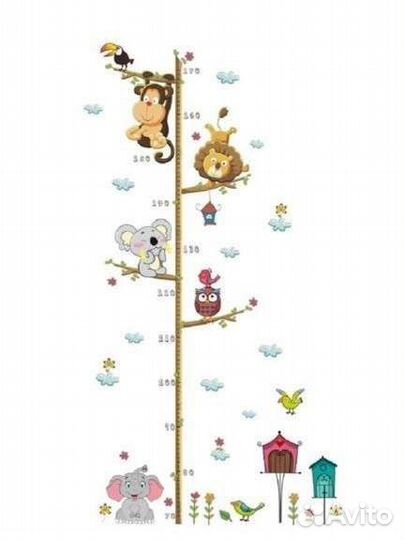Ростомер детский наклейки