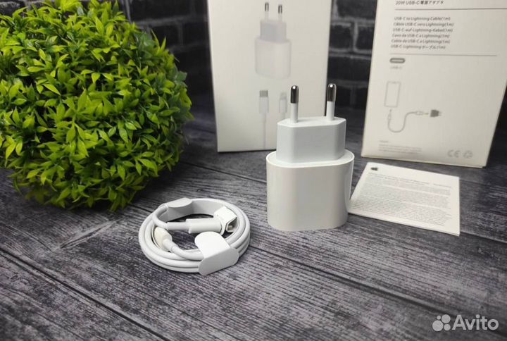 Быстрая зарядка для iPhone 20w Apple гарантия