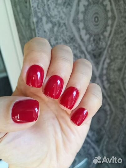 Модель на маникюр с покрытием