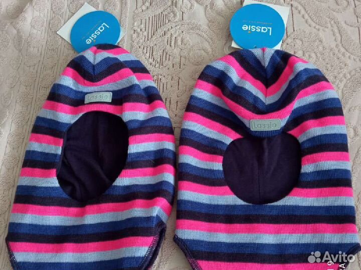 Новая шапка-шлем Lassie 48 шерсть