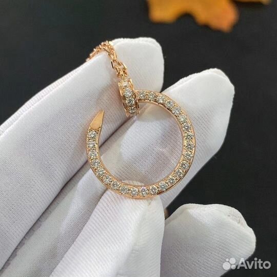 Золотое Колье Cartier Juste Un Clou 0,3ct