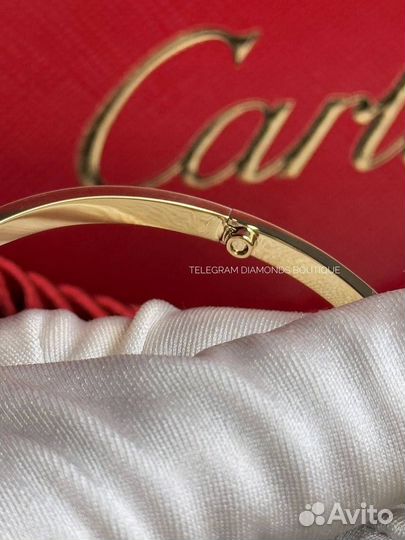 Браслет cartier love small желтое золото 750