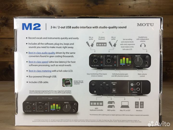 Motu M2 в Наличии