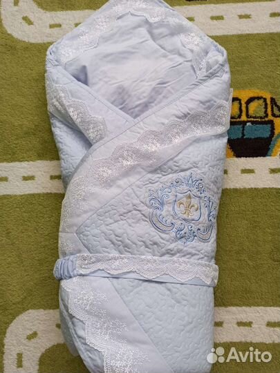 Конверт-одеяло на выписку зимний