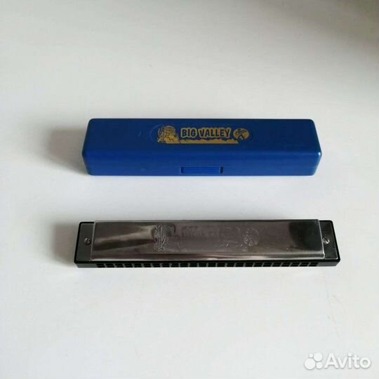 Губная гармошка hohner big valley тремоло