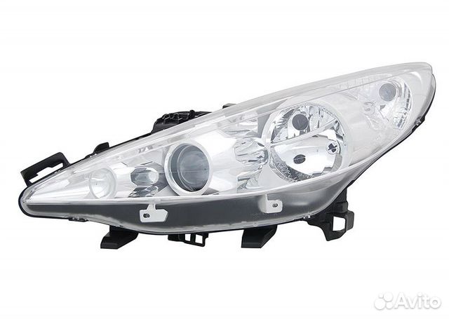 Фара правая Peugeot 207 с птф 2006-2015