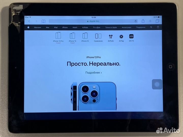 Планшет Apple iPad 3 32 гб WiFi +3G