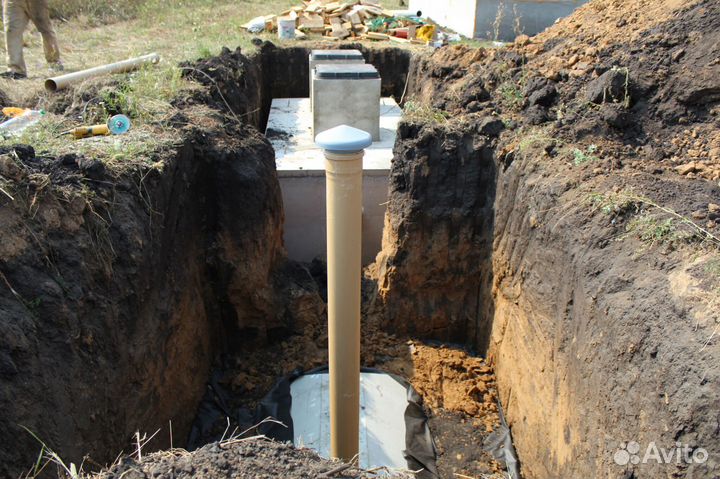 Септик под ключ из жби колец