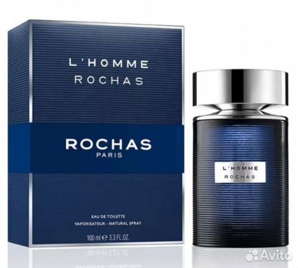 Туалетная вода мужская люкс rochas l'homme 100 ml