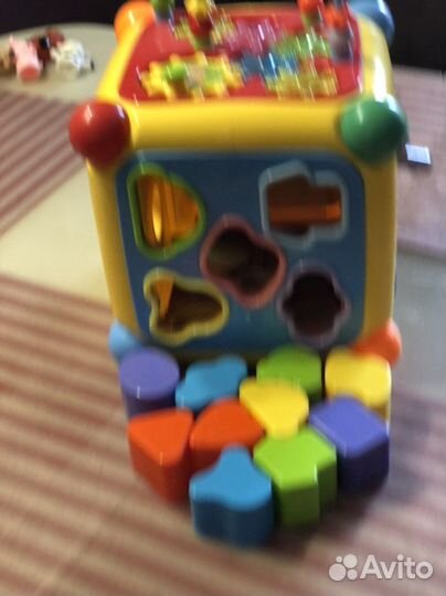 Развивающий кубик жирафики