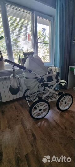 Коляска 2 в 1 lndigo эко кожа