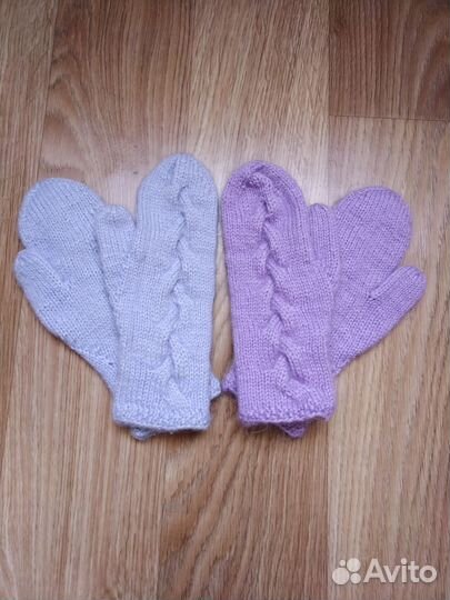 Варежки новые ручная работа