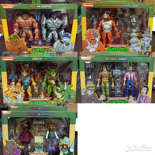 Наборы фигурок Neca Teenage Mutant Ninja Turtles