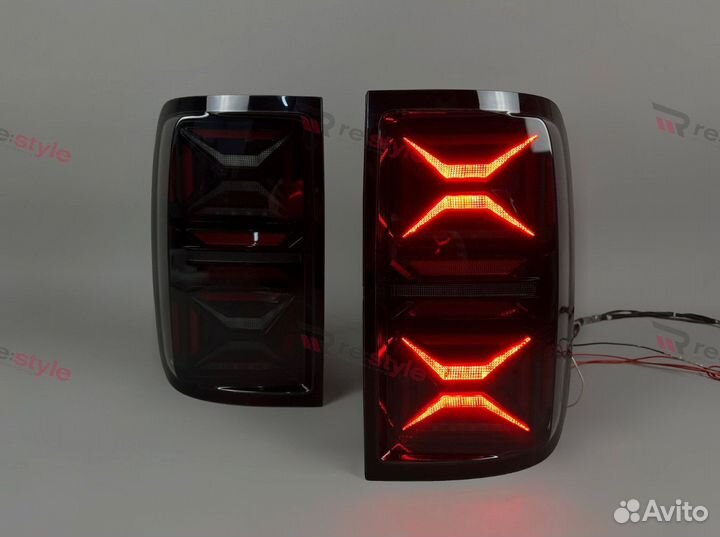 Стопы Volkswagen Amarok 10-20г Дымчатые