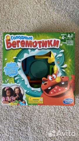 Настольная игра Бегемотики