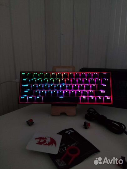 Игровая клавиатура redragon K617 fizz RGB