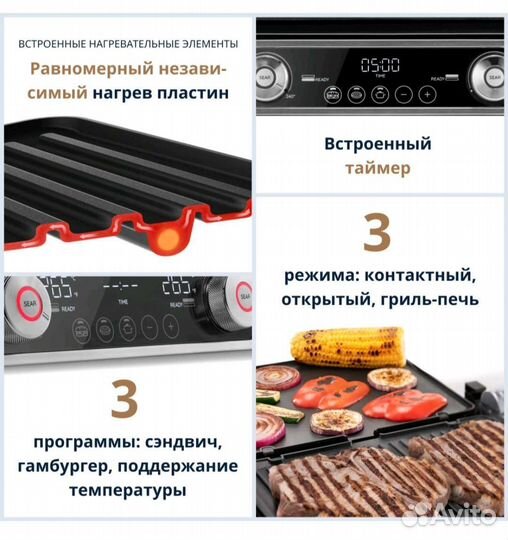 Электрогриль De longhi