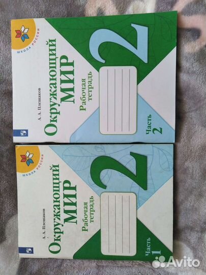 Рабочая тетрадь по окружающим миру 2 класс 2 части