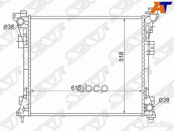 Радиатор Chrysler Town&Country 08-15 / Voyager
