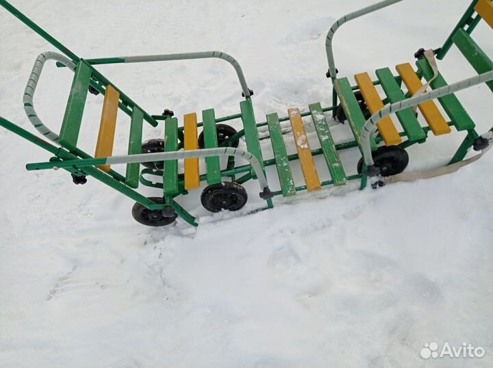 Детские санки для двоих