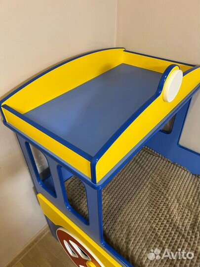 Кровать поезд детская