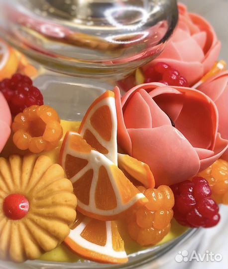 Банка для сыпучих с декором. Ручная работа