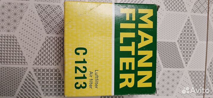 Воздушный фильтр mann filter C 1213