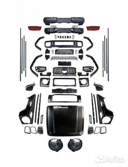 Обвес на Mercedes Гелентваген w463 AMG