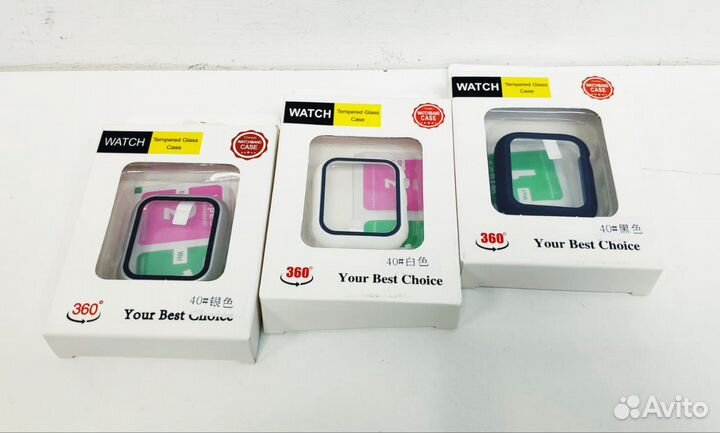 Чехол стекло Apple Watch 40мм