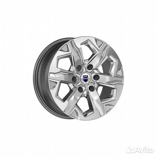 Литые диски 7.5x17 6x114.3 67.1 ET39 кик Тейт (кс1050) дарк платинум