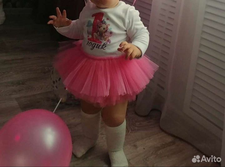 Комплект одежды на 1 год боди юбка 86 размер