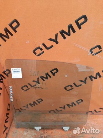 Стекло двери заднее левое Nissan March AK12 CR12