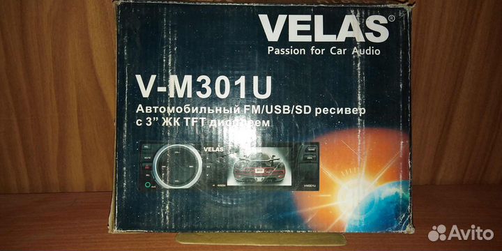 Автомагнитола velas v-m301u