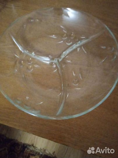 Менажницы большие, стекло