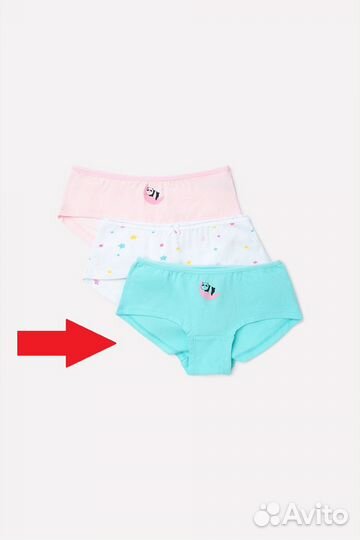 Трусы для девочки Crockid К (аквамарин, 122-128)