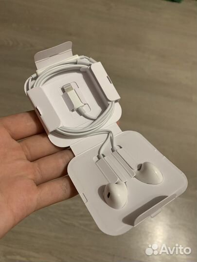 Наушники apple earpods lightning оригинал