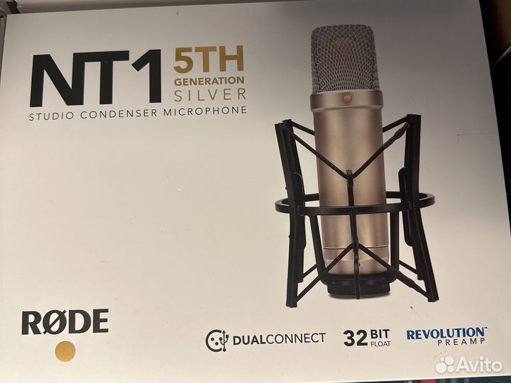Студийный микрофон Rode NT1 Gen 5 Silver