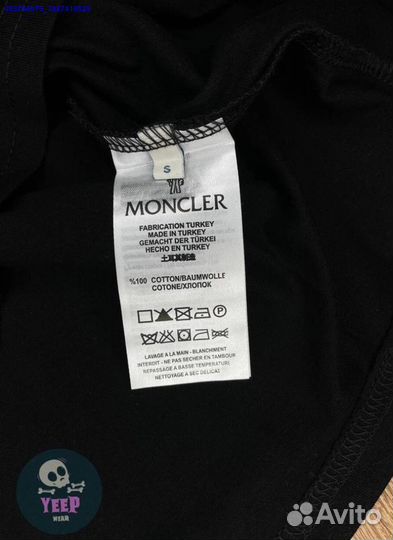 Футболка Moncler черная новая