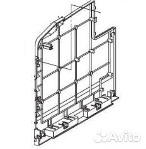 Крышка левая Xerox 6128 848K31831