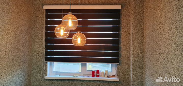 Рулонные шторы день ночь зебра в Белгороде