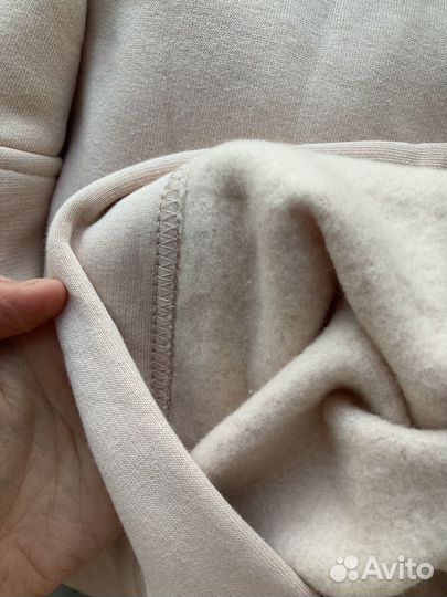 Сортивный костюм на флисе светлый