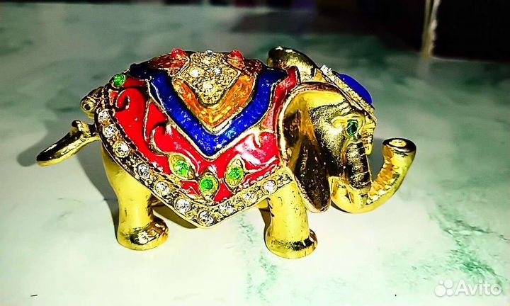 Слон - шкатулка коллекция
